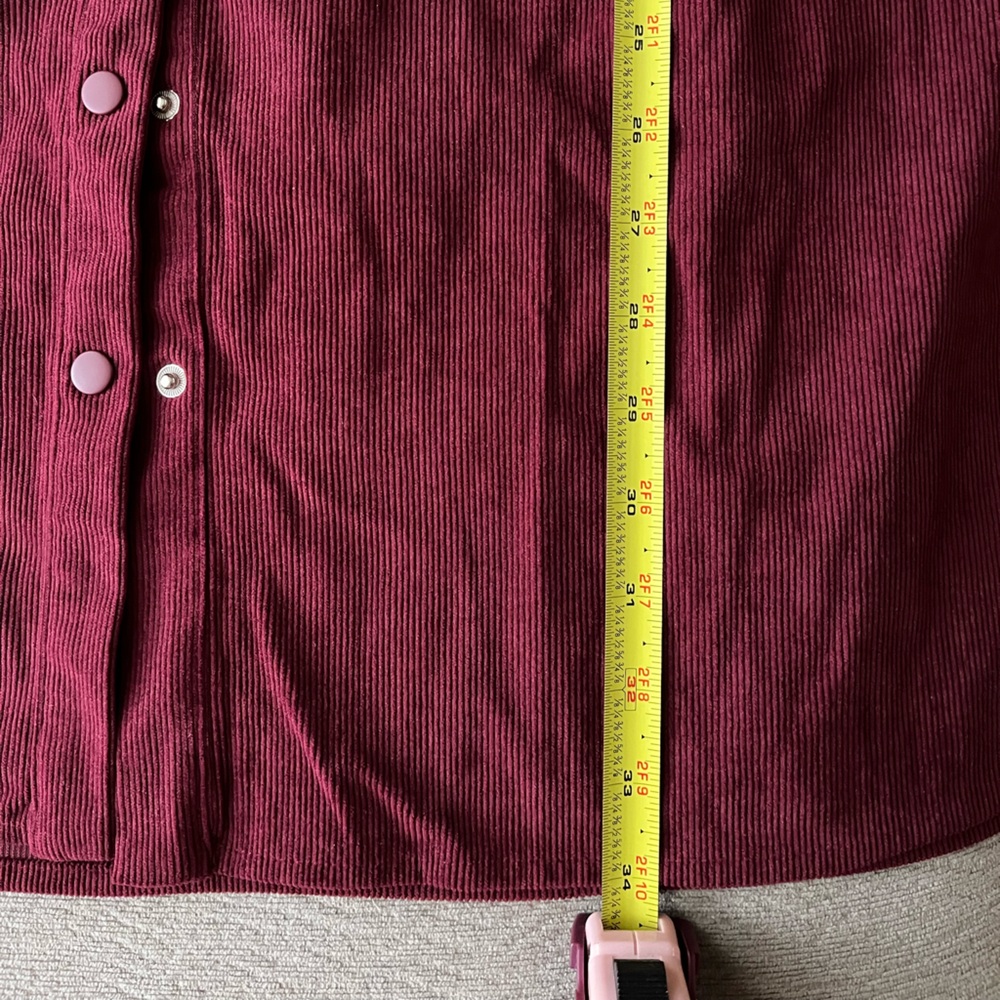 NWT Entro Maroon Long Sleeve Dress - Picture 8 of 8